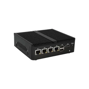 Intel N150 Quad Core DDR4 4 LAN 2.5G Industrial Firewall Mini PC Linux Dual RS232