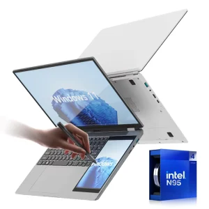 Intel N95 Dual-Screen 15.6+7 Inch Touchscreen Laptop 16GB DDR4 RAM 1TB SSD Windows 11 Pro Metal