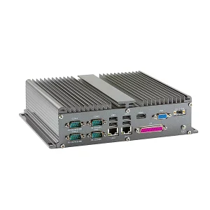 J1900 Fanless Mini Box PC Industrial Computer 2 LAN 6 COM 6 USB GPIO