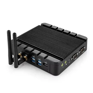 J1900 Fanless Rugged Embedded Industrial Mini PC 2 LAN 2 COM 6 USB NIS-B987