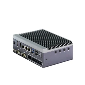 J6412 Low-Power Embedded Box PC with DP for HD 8GB RAM 32GB SSD Wall-Mount Industrial Computer