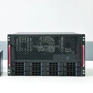 JMCD 12S4 Server Nas Network Attached Storage Rack 12g Backplane ATX NAS Cases Mid Tower Fan Cooler for Businesses Organizations