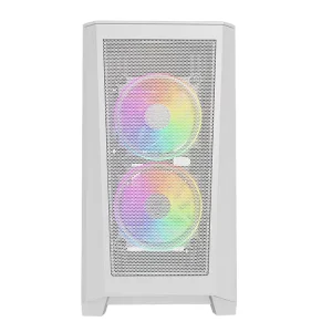 JNP A04W Silent Mid Tower Computer Case OEM ODM MATX Gaming PC Case Mesh Front Panel