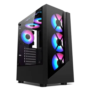 JNP CR15 Computer MATX Gaming Pc Gamer Case Gabinete Gamer Micro ATX Case PC Cabinet with Acrylics Window