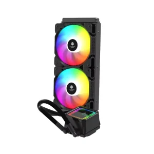 JNP JNP AQ240B 240MM PC Water Cooling System High Performance Efficient Computer Case ARGB+AUTO RGB LED Ceramic Bearing Low