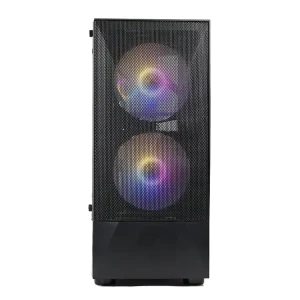 JNP R13 Factory MATX Computer Gaming ATX Gamer PC Case with Acrylics Side Window