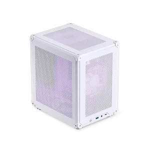 JONSBO C6 MATX Computer Case Four Sided MESH with 3 Fans Front Type C ATX Power Supply 200 255mm Graphics Card Compatibility