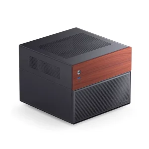 JONSBO Mini ITX N4 NAS Mini Chassis Mid Tower Case with 8+1 HDD Bay Dual 120mm Fans SFX PSU ITX Motherboard
