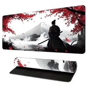 Japanese Style Natural Rubber Gaming Mouse Pad Big Size Custom Printing Oem Design