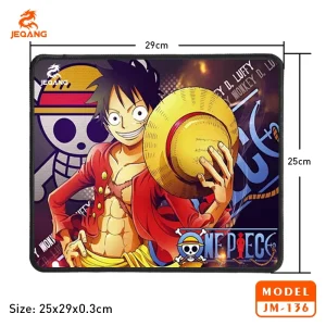 Jeqang Natural Rubber Square Mouse Pad Environmentally Friendly Cartoon Style for Office or Gaming in Stock