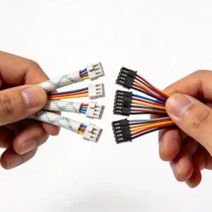 Jumper Wires Male-to-Female 40-Pin 0.07mm PTFE/PBT Silicone Flexible Breadboard Cable Connector