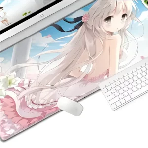 Kawaii Anime Mouse Pad Large Gaming Desk Mat Anti slip Rubber Bottom Perfect for PC Gamers Students