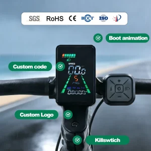 L5 NFC Electric Bike Display Ciclocomputer for Cycling Computer Accessories for Scooter Accessories Bicycle Computer LCD Display