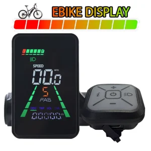 L5 Road Bike Computer, Waterproof IP67 Wired Speedometer, Odometer, Stopwatch, LCD Display