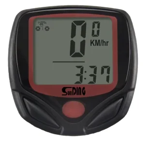 LCD Digital Display Waterproof Bicycle Odometer Cycling Stopwatch Computer