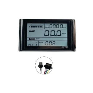 LCD Instrument Display Assist Driving YF Protocol 24 72V Waterproof 5 pin SM Connector Electric Bicycle Accessories JN LCD SW900