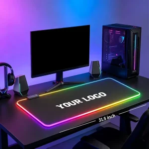 LED RGB Mouse Pad Gaming Mousepad Non Slip Rubber Mouse Mat Computer Carpet Desk Mat PC Game Mouse Pad