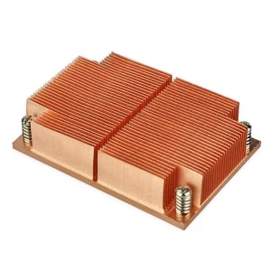 LGA 2011 1U Server Copper Aluminum Skived Square CPU GPU Heat Sink