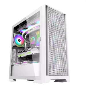 LOVINGCOOL Factory Direct Hot Selling Full Tower ATX Computer Case USB3.0 Temp Glass PC Chassis for Desktop Gaming CPU Cabinet