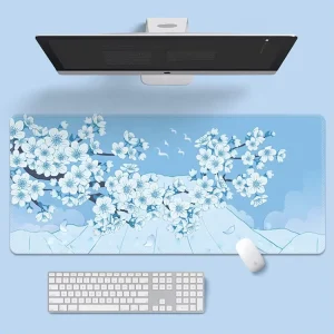 LW Mouse Pad Gaming Cherry Blossom Series Mousepad Abstract Large MouseMat Gamer XXL Mouse Pad PC Desk Mat Keyboard Mats