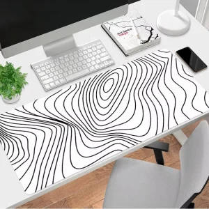 Large Colorful Digital Printing Gaming Desk Pad & Mouse Mat Natural Rubber+Fabric 2mm Thickness 800x300mm in Stock