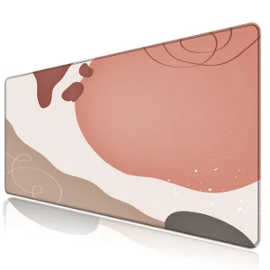 Large Custom Gaming Mouse Pad XL Rubber Base Non Slip Stitched Edges Waterproof Desk Mat for Office Home Computer Workstation