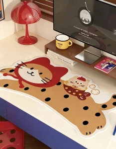 Large Custom PVC Mouse Pad Washable Gaming Mouse Mat for PC Gaming Accessories Desktop Setup