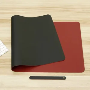 Large Double Sided Rectangle Gaming Mouse Pad Ready Stock Waterproof PU Leather Non Slip Table DeskMat for PC Laptop