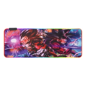 Large Extended Desk Custom Gamer Series RGB Light Natural Rubber Mousepad with USB 40×90 Cm in Stock