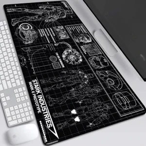 Large Gaming Mouse Pad XXL 700mmX300mm Computer Stitched Edges Non Slip Rubber Pad Smooth Opera Custom Mouse Pad for Office Home