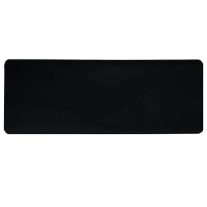 Large Keyboard Mat Extended Black Gaming Mouse Pad with Stitched Edges