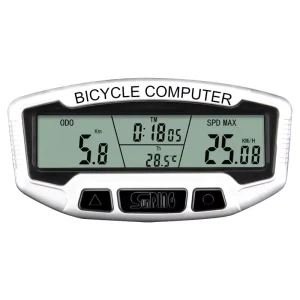 Large LCD Screen Multifunction Bicycle Speedometer Portable Wired Cycling Computer