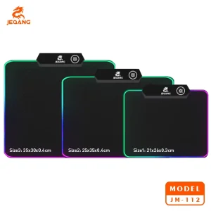 Large RGB USB Charging Gaming Mouse Pad with Rubber Base for PC Desk