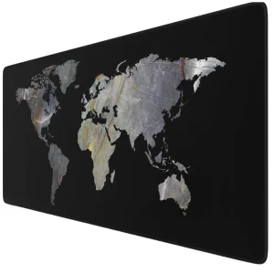 Large Rectangular Gaming Mouse Pad with Waterproof Rubber Base, Seamed Edges, and Scratch-Resistant Surface, LGP-010