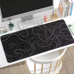 Large Rubber Gaming Mouse Pad Waterproof Desk Mat Minimalist Style