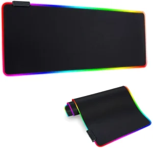 Large Size Mouse Pad Waterproof Rubber Mouse Pad Factory Price LED XXL RGB Gaming Mouse Pad