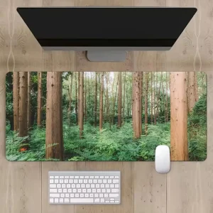 Large Size Smooth Natural Rubber Fabric Surface Control Mouse Pad Washable Custom Gaming Suitable for Internet Cafes Stock