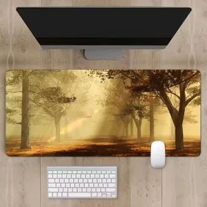 Large Size Smooth Natural Rubber Fabric Surface Control Mouse Pad Washable Custom Gaming Suitable for Internet Cafes Stock