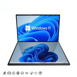 Latest 16+16 Inch IPS Dual Touch Screen Business Laptop Intel Core I7 1260P DDR4 32GB 64GB Memory 1TB 2TB Solid State Drive PC