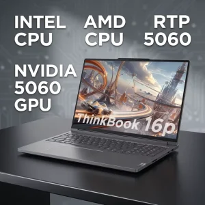 Lenovo for ThinkBook 16P 14th Gen I9 for GeForce RTX 5060 Discrete Graphics 165Hz 3200×2000 Student oriented Gaming Laptop