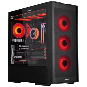 Lian Li Lancool II Mesh Black ATX Mid Tower Computer Case High Airflow Gaming PC Chassis with Tempered Glass Side Panel