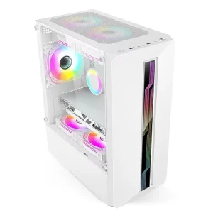 Light Encounter 3301 Desktop Computer Chassis Micro ATX Small 240 Water Cooled USB 3.0 Side Transparent Game White Black Frosted