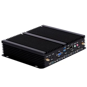 Linux Ubuntu Industrial Mini PC A.I.O. I5 I7 N100 J6412 Dual LAN RS232 RS485 Aluminum Alloy Fan 2.4GHz/5GHz