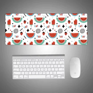 Long Extended Desk Protector Pad Water-Repellent Seamed Edge Anti-Slip Rubber Mouse Mat for Esports Workstation