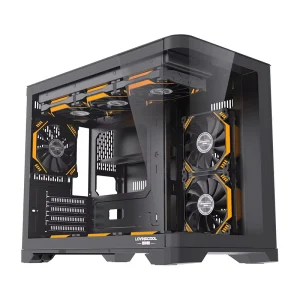 Lovingcool Full Tower Atx Matx Itx Computer Pc case Curved Glass Gabinete Gamer Wholesales Gaming Boitier Pc Chassis