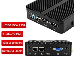 Low Energy Mini Embedded Industrial PC with J4125 J6413 and 8GB RAM for Office Education