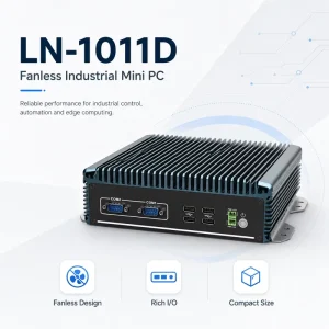 Low Power Silent Computer Dual LAN COM USB HD VGA Storage Customization for Business Equipment OEM ODM Custom Fanless Mini Pc