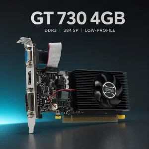 Low Profile GT730 4GB DDR3 Graphics Card HDMI DVI VGA 384SP Desktop PC GPU