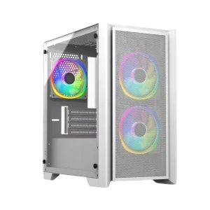 M-ATX Tower High-Performance Gaming PC Case Compact PC Parts Efficient Cooling 0.50mm SPCC Silent Water Cooler Gaming PC Prebuilt