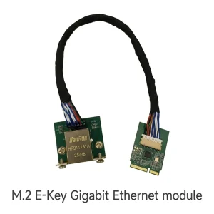 M.2 E Key RJ45 Gigabit LAN Module PCIe *1 Expansion Adapter for Industrial PC Mini PC Embedded System
